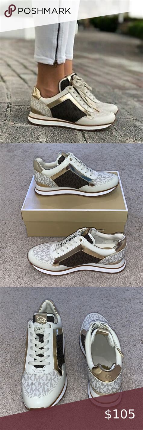 michael kors maddy trainer vanilla|Maddy Logo Trainer .